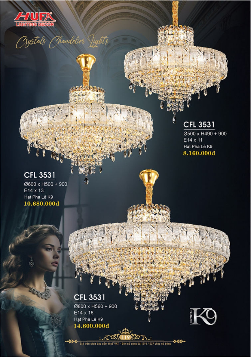 Bảng giá đèn trang trí HUFA